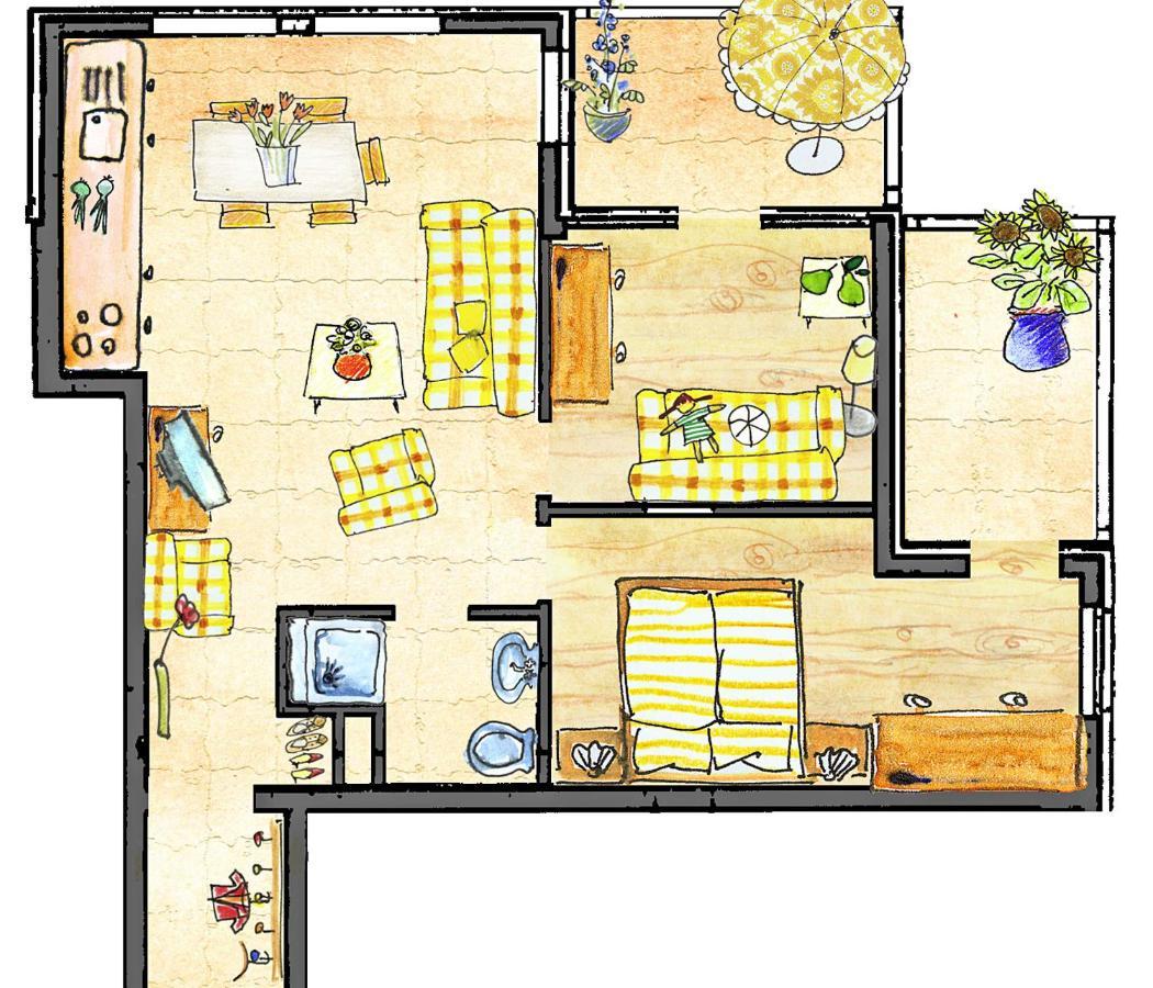 "Villa Laetitia" - Wg 15 - Zentral, Strandnah, 2 Balkone Binz Ngoại thất bức ảnh